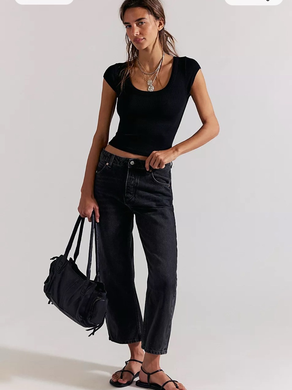We The Free hypnosis drop barrel boyfriend jeans